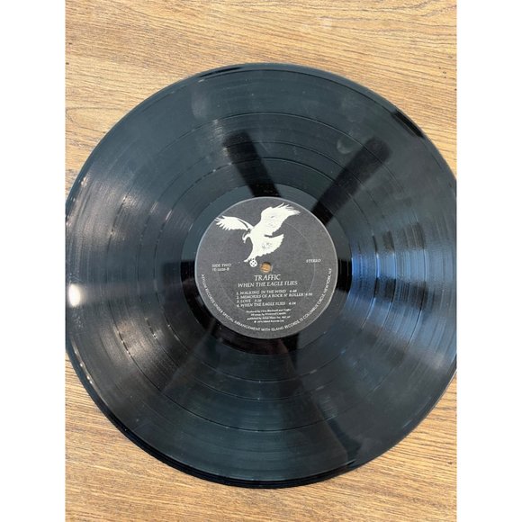 Traffic "When The Eagle Flies" Vinyl Record LP 1974 Asylum Records 7E-1020-B - Picture 2 of 8